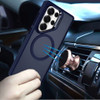 InFrame Series Magnetic Matte Case with Camera Ring Stand for Samsung Galaxy S26 Ultra - Blue