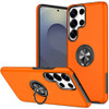 360 Rotating Ring Grip Hybrid Case for Samsung Galaxy S25 Ultra - Cosmic Orange