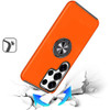 360 Rotating Ring Grip Hybrid Case for Samsung Galaxy S25 Ultra - Cosmic Orange