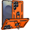 Military Grade Hybrid Case with Ring Grip for Samsung Galaxy S25 Ultra - Cosmic Orange