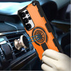 Military Grade Magnetic Tough Ultra Rugged Hybrid Case with Kickstand for Samsung Galaxy S25 Ultra - Cosmic Orange