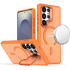 Case Pro Series Magnetic Matte Case with Camera Ring Stand for Samsung Galaxy S26 Ultra - Cosmic Orange