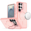 Case Pro Series Magnetic Matte Case with Camera Ring Stand for Samsung Galaxy S26 Ultra - Pink