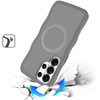 Shade Series Curly Wave Grip Hybrid Case with Magnetic for Samsung Galaxy S26 Ultra - Grey