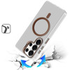 InFrame Series Magnetic Crystal Case with Camera Ring Stand for Samsung Galaxy S26 Ultra - Desert Gold