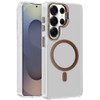 InFrame Series Magnetic Crystal Case with Camera Ring Stand for Samsung Galaxy S26 Ultra - Desert Gold