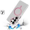 InFrame Series Magnetic Crystal Case with Camera Ring Stand for Samsung Galaxy S26 Ultra - Pink