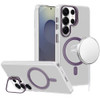 InFrame Series Magnetic Crystal Case with Camera Ring Stand for Samsung Galaxy S26 Ultra - Purple