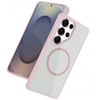 HD Slim Transparent Crystal Case with Magnetic for Samsung Galaxy S26 Ultra - Pink