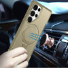 Magnetic Armor Stand Case for Samsung Galaxy S26 Ultra - Khaki