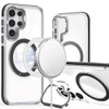 Clarity Collection Magnetic Case with Camera Ring Stand for Samsung Galaxy S26 Ultra - Black