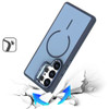 Case Pro Series Magnetic Matte Case with Camera Ring Stand for Samsung Galaxy S25 Ultra - Blue