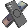 InFrame Series Magnetic Hybrid Case with Aluminum Camera Ring Stand for Samsung Galaxy S26 Ultra - Black