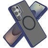 InFrame Series Magnetic Hybrid Case with Aluminum Camera Ring Stand for Samsung Galaxy S26 Ultra - Blue