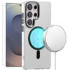 Crystal Clear Transparency Magnetic Case for Samsung Galaxy S26 Ultra - Black