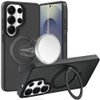 Frosted Magnetic Stand Case for Samsung Galaxy S26 Ultra - Black