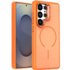 InFrame Series Magnetic Hybrid Case with Camera Ring Stand for Samsung Galaxy S25 Ultra - Cosmic Orange