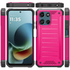 Military Grade Tough Hybrid Armor Case for Motorola Moto G (2026/2025) / Moto G Play 2026 - Hot Pink