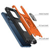 Military Grade Robust Series Dual Layer Hybrid Case with Ring Grip for Motorola Moto G (2026/2025) / Moto G Play 2026 - Cosmic Orange