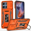 Military Grade Ring Holder Case with Camera Lens Cover for Motorola Moto G (2026/2025) / Moto G Play 2026 - Cosmic Orange