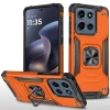 Military Grade Robust Series Dual Layer Hybrid Case with Ring Grip for Motorola Moto G Power 2026 / 2025 - Cosmic Orange