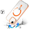 Clarity Collection MagSafe Case with Multi-Angle Camera Ring Stand for iPhone 17e / 16e - Cosmic Orange