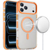 Transparent Protective Bumper Case with MagSafe for iPhone 17 Pro Max - Cosmic Orange