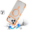 Transparent Protective Bumper Case with MagSafe for iPhone 17 Pro Max - Cosmic Orange