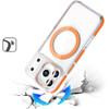 Clarity Collection MagSafe Case with Camera Ring Stand for iPhone 17 Pro Max - Cosmic Orange
