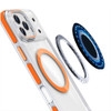 Clarity Collection MagSafe Case with Camera Ring Stand for iPhone 17 Pro Max - Cosmic Orange