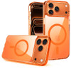 Transparent Crystal Bumper Case with MagSafe for iPhone 17 Pro Max - Cosmic Orange