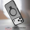 Frosted MagSafe Stand Case for iPhone 17 Pro Max - Black