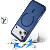 Carbon Fiber Series Hybrid Case with MagSafe for iPhone 17 Pro Max - Blue