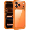 Military Grade Tough Shield Snap-on Transparent Case for iPhone 17 Pro Max - Cosmic Orange