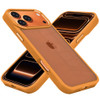 Optical Grade Acrylic Transparent Case for iPhone 17 Pro Max - Cosmic Orange