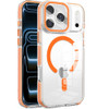 Clarity Collection MagSafe Case with Multi-Angle Camera Ring Stand for iPhone 17 Pro - Cosmic Orange