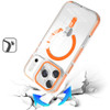 Clarity Collection MagSafe Case with Multi-Angle Camera Ring Stand for iPhone 17 Pro - Cosmic Orange