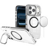 Clarity Collection MagSafe Case with Multi-Angle Camera Ring Stand for iPhone 17 Pro - Black