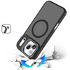 InFrame Series MagSafe Hybrid Case with Aluminum Camera Ring Stand for iPhone 17 Pro - Black