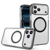 Transparent Crystal Bumper Case with MagSafe for iPhone 17 Pro - Black