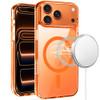 Transparent Crystal Bumper Case with MagSafe for iPhone 17 Pro - Cosmic Orange