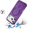 Carbon Fiber Series Hybrid Case with MagSafe for iPhone 17 Pro - Purple