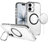 Clarity Collection MagSafe Case with Multi-Angle Camera Ring Stand for iPhone 17 - Black