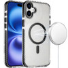 Transparent Protective Bumper Case with MagSafe for iPhone 17 - Black
