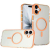 Transparent Protective Bumper Case with MagSafe for iPhone 17 - Cosmic Orange