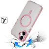 Transparent Protective Bumper Case with MagSafe for iPhone 17 - Pink