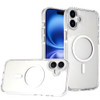 Transparent Protective Bumper Case with MagSafe for iPhone 17 - White