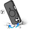 Candy Series Hybrid Case with MagSafe for iPhone 17 - Black