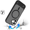 Shade Series MagSafe Matte Hybrid Case with Kickstand for iPhone 17 - Black