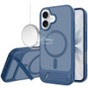 Shade Series MagSafe Matte Hybrid Case with Kickstand for iPhone 17 - Blue